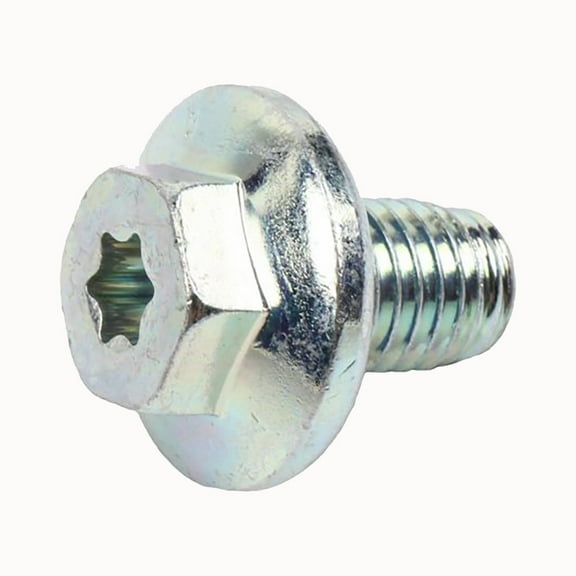 Genuine AC Delco For Chevy Malibu Limited 2016 Oil Pan Drain Plug | Black | Made Of Steel | Hex Head Type | 6G Bolt Grade | Gasket Type