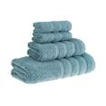 thumbnail image 4 of HALLEY Turkish Towels Set (4 Pieces) 650 GSM Highly Absorbent Super Soft 100% Cotton - 1 Bath Towel 1 Hand Towel 2 Washcloths - Turquoise, 4 of 4