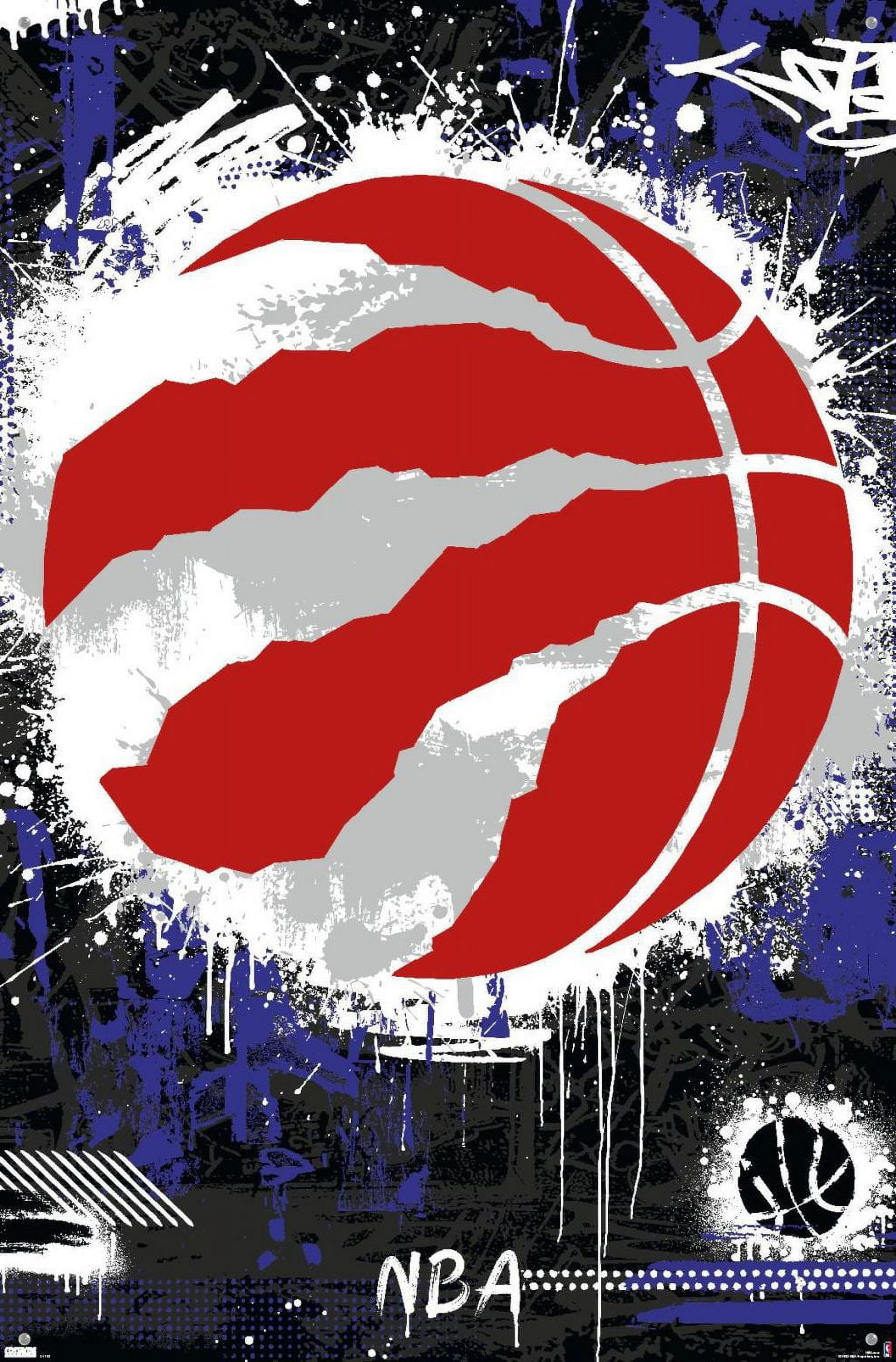 NBA Toronto Raptors - Maximalist Logo 23 Wall Poster, 22.375" x 34"