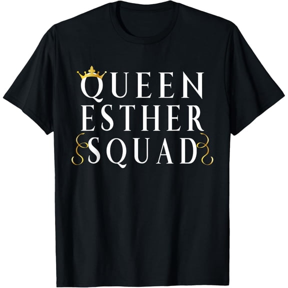 Queen Esther Squad Purim Jewish Festival T-Shirt