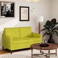 thumbnail image 3 of LAZZO 51" W 2-Seat Fabric Modern Small Loveseat Sofa Couch(Green), 3 of 9