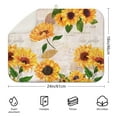 thumbnail image 2 of Microfibre Drying Mat for Kitchen Sunflower Colorful Floral Dish Drying Drainer Mat Absorbent Drying Mat Washing Up for Glass, Plate & Cup 18inch X 24inch, 2 of 5