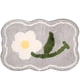thumbnail image 1 of Alfombra de baño con diseño floral, absorbente y antideslizante., 1 of 6