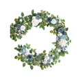thumbnail image 4 of Enredadera de Flor de Rosa Artificial Gloria Guirnalda de Flores Artificiales 5,9 Pies para Decoración de Boda Centro de Mesa Gris Azul, 4 of 9