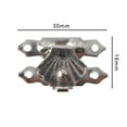 thumbnail image 2 of Lefu 10 Pcs Antique Bronze Iron Jewelry Box Padlock Hasps Latch Clasp Lock Wooden Box, 2 of 5