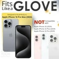 thumbnail image 5 of Apple iPhone 16 Pro Max Tempered Glass Screen Protector 3 Per Pack, 5 of 6