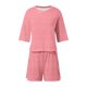 thumbnail image 4 of MKLEKYY Pantalones Cortos Deportivos para Mujer, Informales, de Verano, Suaves y Cómodos, con Cuello Redondo y Diseño A Rayas para Uso Diario En Primavera y Verano., 4 of 4