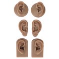 thumbnail image 3 of Human Ear Model, Soft Silicone Ear Model 3 Pair High Simulation Reusable  For Acupuncture Training For Display Props For  Practice Light Skin Color,Medium Skin Color,Deep Skin, 3 of 8