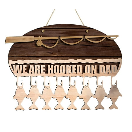 

Job Well Done Ornament Decorations for Fireplace Fishing Rod Decoration Pendant DIY Family Member And Good Wishes Decoration Living Room Study Room Pendan Bead Garland Christmas Decorations