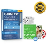 Harmless Cigarette,Cool Menthol,Nicorette Alternative & Quit Smoking Aid,3pk