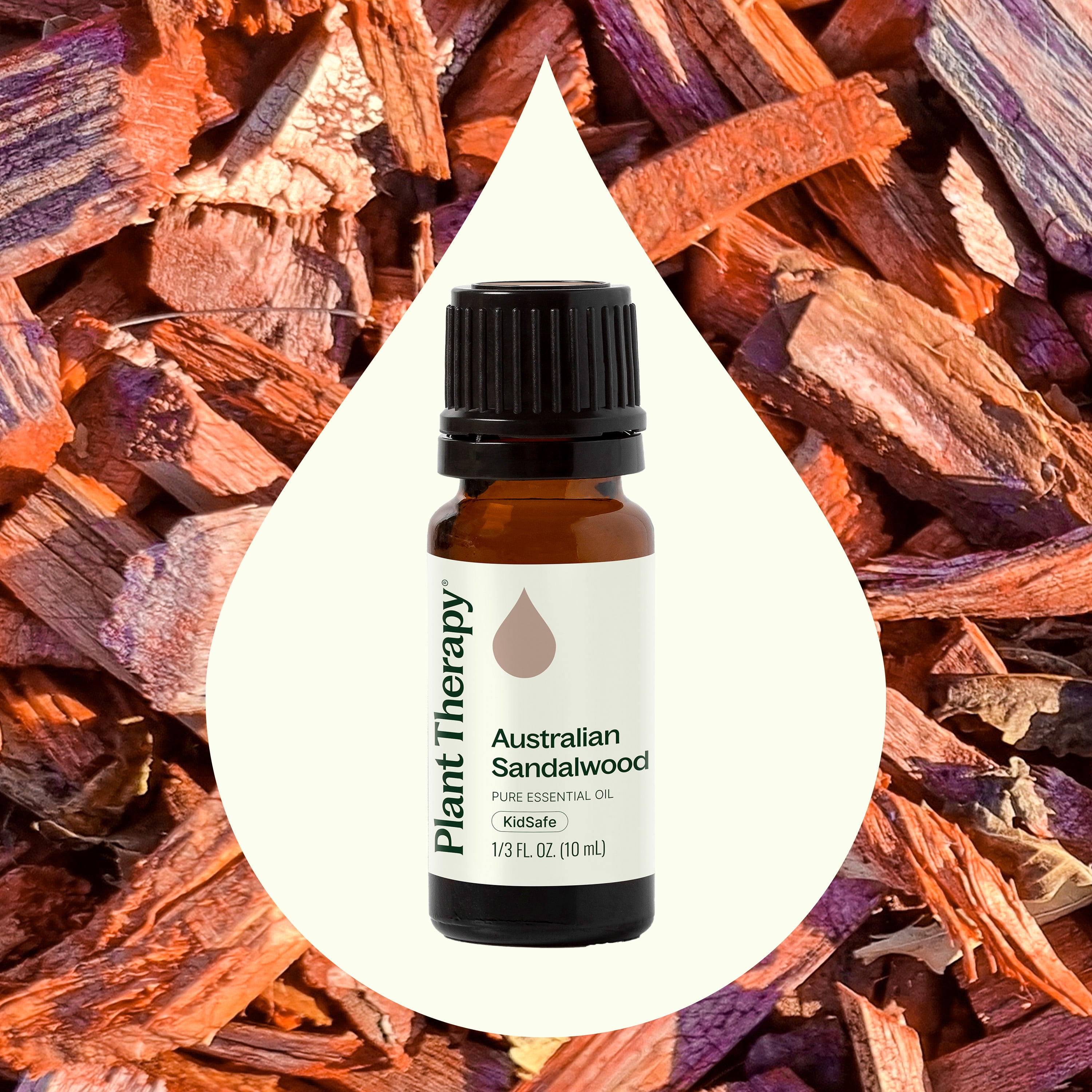 Plant Therapy Australian Sandalwood Essential Oil 100% Pure, Undiluted, Natural Aromatherapy for Diffusion and Body Care 10 mL (1/3 oz)
