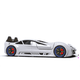thumbnail image 5 of Lit Voiture de Course Simple LAMBO RX avec DEL et Effets Sonores, Mobilier de Chambre pour Enfants Voiture de Course, Lit Simple Voiture de Course, 5 of 5