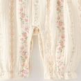 thumbnail image 5 of KPOPLK Baby Footless Pajama Infant Girl Cotton Clothes Sleeper Pjs Fall Sleep N Play Bodysuit One Piece Sleepwear Size 9-11 Months,Pink, 5 of 9