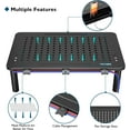 thumbnail image 3 of Soporte para monitor BONTEC, paquete de 2 con 3 cajones con ajuste de altura., 3 of 7