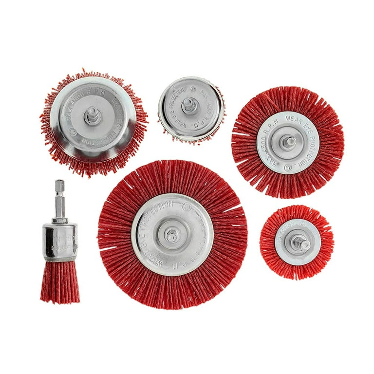 0.166 Diameter Nylon Fill Spiral Thread Cleaning Brush with Ring end