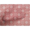 thumbnail image 4 of oneOone Cotton Cambric Fabric Stripe & Circle Patchwork Decor Fabric Printed BTY 56 Inch Wide, 4 of 4