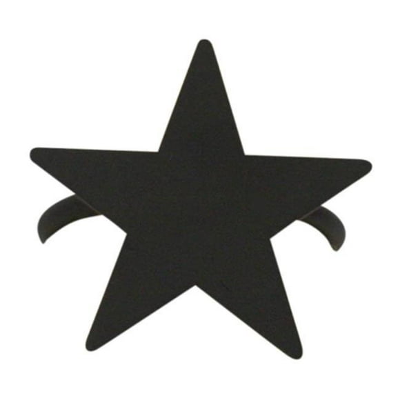 Star Napkin Ring - Black