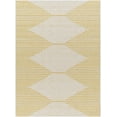 thumbnail image 2 of Mark&Day Outdoor Rugs, 4x6 Okswerd Global Indoor/Outdoor Saffron/Gray Area Rug, Non Shedding Yellow Grey Carpet for Patio, Porch, Deck, Bedroom, Living Room or Kitchen (4'3" x 5'11"), 2 of 5
