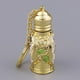 thumbnail image 3 of Botella de perfume del encanto Cadena de oro colgante flor de cristal botella de perfume de cristal vacía púrpura Púrpura Magideal Botella de perfume del encanto, 3 of 6