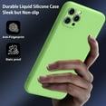 thumbnail image 4 of for Samsung Galaxy S21 Ultra Case, Thin Liquid Silicone Case,Shockproof,Slim Thin Phone Case for Galaxy S21 Ultra,Full Body Screen Camera Protective Cover-Mint Green 2-sam s21u-08, 4 of 14