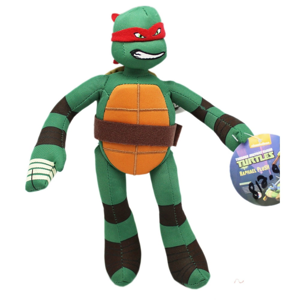 Teenage Mutant Ninja Turtles Raphael Small Size Stuffed Toy (10in) - Walmart.com - Walmart.com