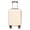 20 Inch + Beige, variant on Carry On Luggage 20/28 Inch ABS Hard Shell Checked Suitcase, Scratch-Resistant Expandable Travel Bag with 360 °   Spinner Wheels, TSA Combination Lock & Telescopic Handle