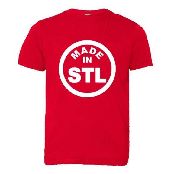 PleaseMeTees™ Youth Born Made In ST Louis MO Missouri Logo Label HQ Tee