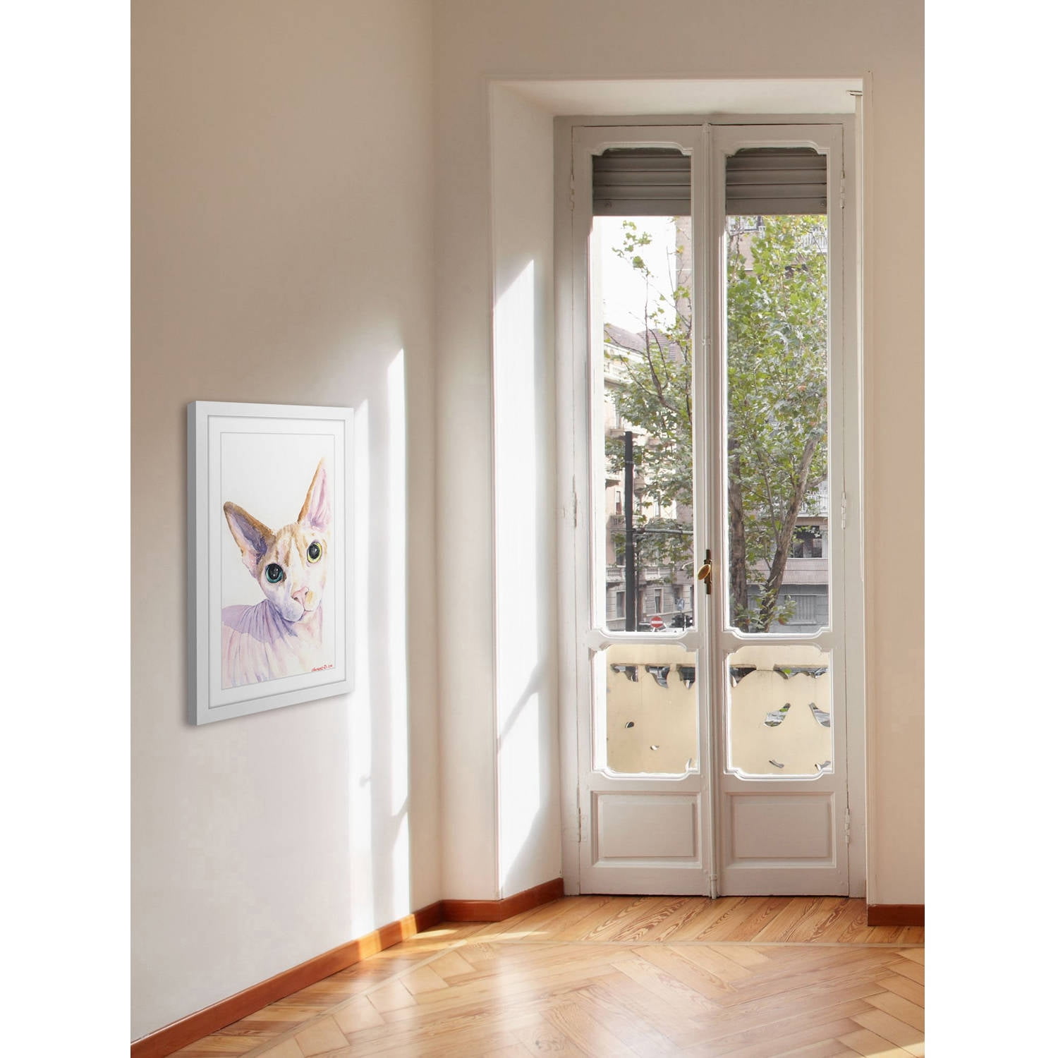 "Sphynx" Framed Painting Print