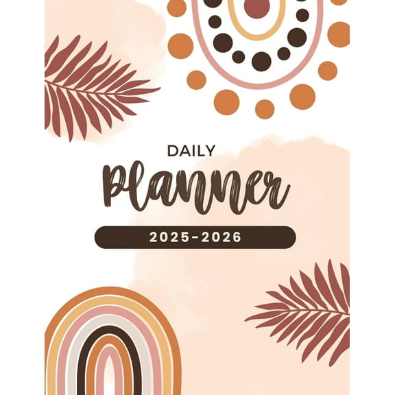 Daily Planner Book 2025-2026: Daily Planner 2025, (Paperback)