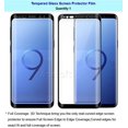 thumbnail image 2 of [Galaxy S9 Plus Screen Protector] Full Coverage 3D Curved 9H Hardness Anti-Shatter Bubble-Free Tempered Glass Screen Protector Film for Verizon Samsung Galaxy S9+ SM-G965U Smartphone, 2 of 4