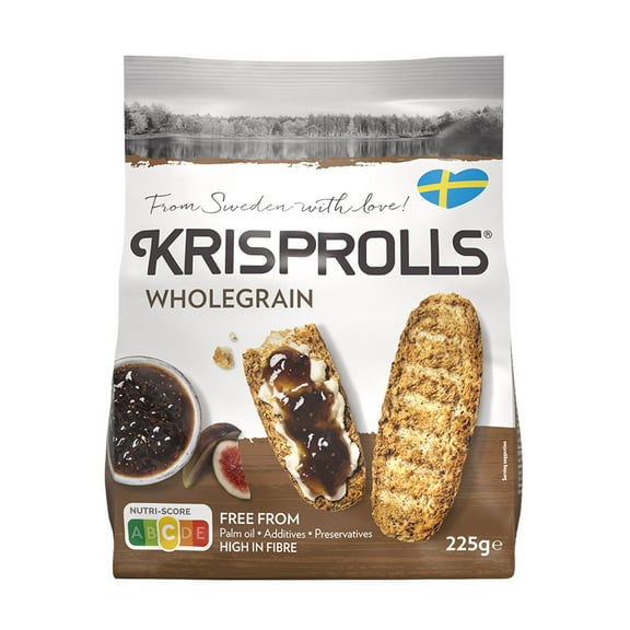 Krisprolls Wholegrain, 7.9oz (Pack of 2)
