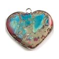 thumbnail image 1 of sweethay Collar colgante DIY artesanía corazón piedra decoración tobillera pendiente joyería hacer encontrar artesano accesorio hecho a mano Ropa, zapatos y accesorios Miscelánea rojo verde, 1 of 6