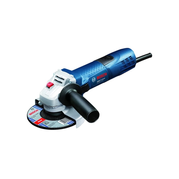 Bosch Professional GWS 7-115 E angle grinder (115 mm disc diameter, 720 W, with restart protect