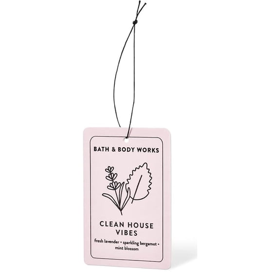 Bath & Body Works Hanging Fragrance Car Diffuser - Pack of 1 - Clean House Vibes