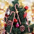 thumbnail image 4 of 25 PCS Christmas Candy Cane Decorations Ornaments,Plastic Candy Cane Christmas Tree Hanging Ornaments for Christmas Holiday Home Decor By SYWAN, 4 of 14