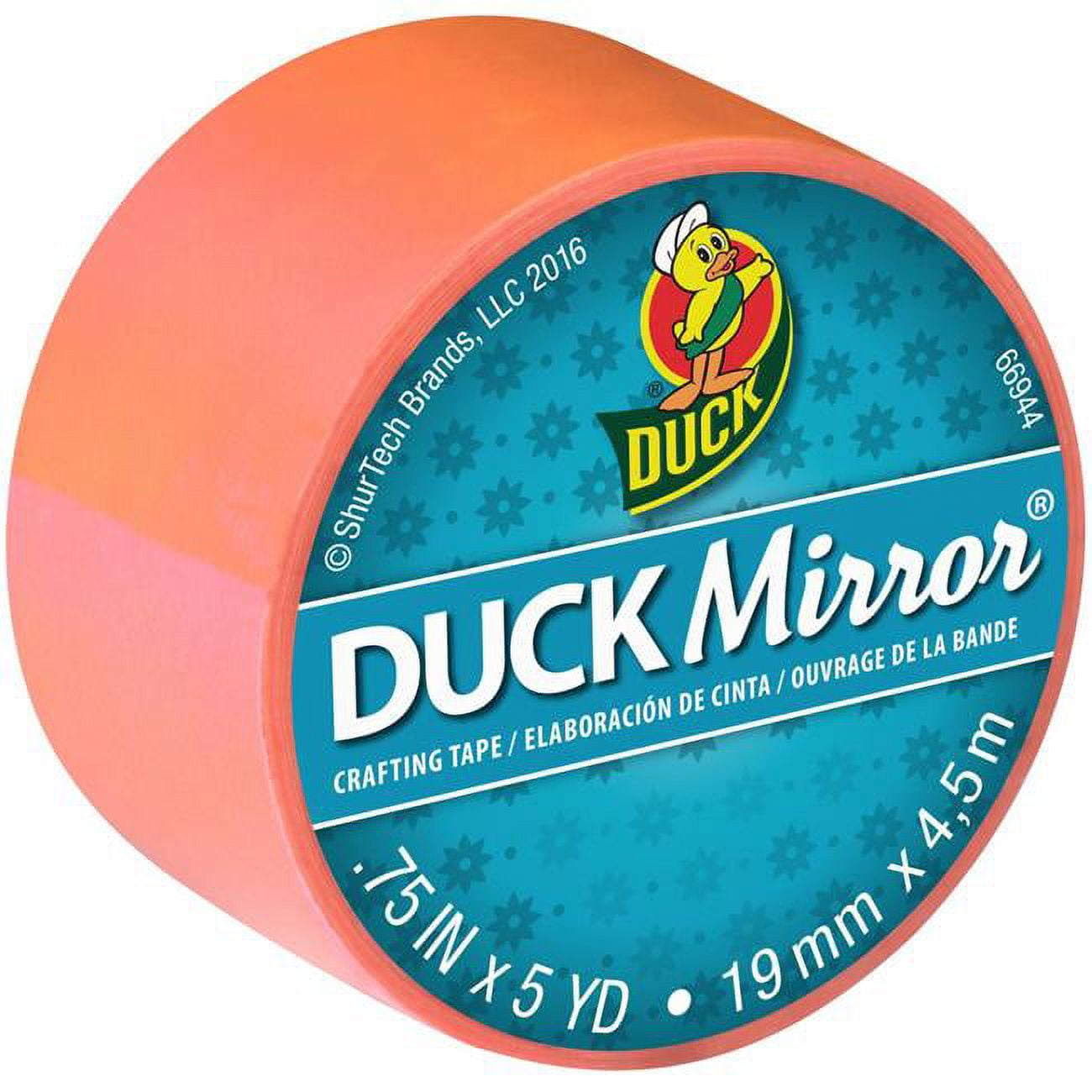 Metallic Silver - Duck Washi Crafting Tape 0.75 In. X 15 Yd