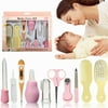10PCS Newborn Baby Infant Kids Nail Hair Health Care Set Thermometer Grooming Soft Brush Kit