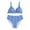 Blue, variant on Conairie Bikini Sets For Girl Two Piece Graphics Print Sleeveless Tankini Top And Bottom Bathing Suit Outfit Swimsuit Summer Beach Swimwear Blue