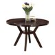thumbnail image 1 of Mesa Ergode KD redonda, 122 x 76 cm, tapa de MDF, patas de madera de caucho, 1 of 1