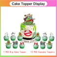thumbnail image 3 of Ghostbusters Balloons Cake Topper Party Supplies Birthday Set Decorations Kit Fans, 3 of 7