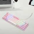 Stepped Keyboard USB Wired Mechanical Keyboard Stepped Arrangement Key Layout Laptop ...