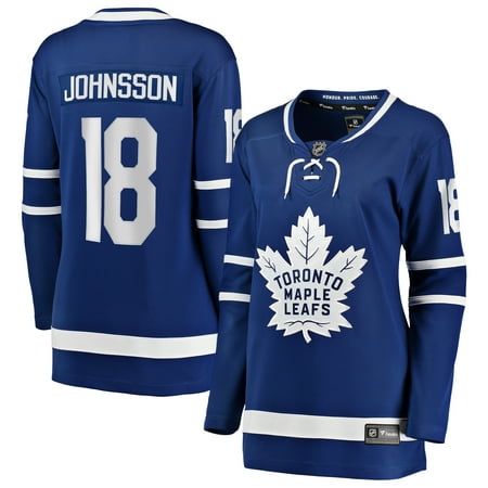 Andreas Johnsson Toronto Maple Leafs Fanatics Branded Women's Home Breakaway Player Jersey -