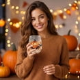 thumbnail image 7 of Halloween Wine Glasses, Pumpkin Ghosts Stemless Wine Glasses, Transparent Glass Cup, Cute and Spooky Halloween Glass Cup for Fall Home Decor, 7 of 7
