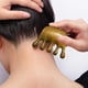 thumbnail image 5 of Peine de dientes anchos Peine de masaje Peine del cuero cabelludo Peine de madera hecho a mano Peine de madera natural para mujeres y hombres - Sándalo, 5 of 6