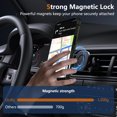 thumbnail image 6 of ELEHOLD for iPhone 16 Magnetic Case [Compatible with Mag Safe] Invisible Stand with Ring Kickstand,Military Grade Shockproof Full Protective Case,Darkgreen, 6 of 11