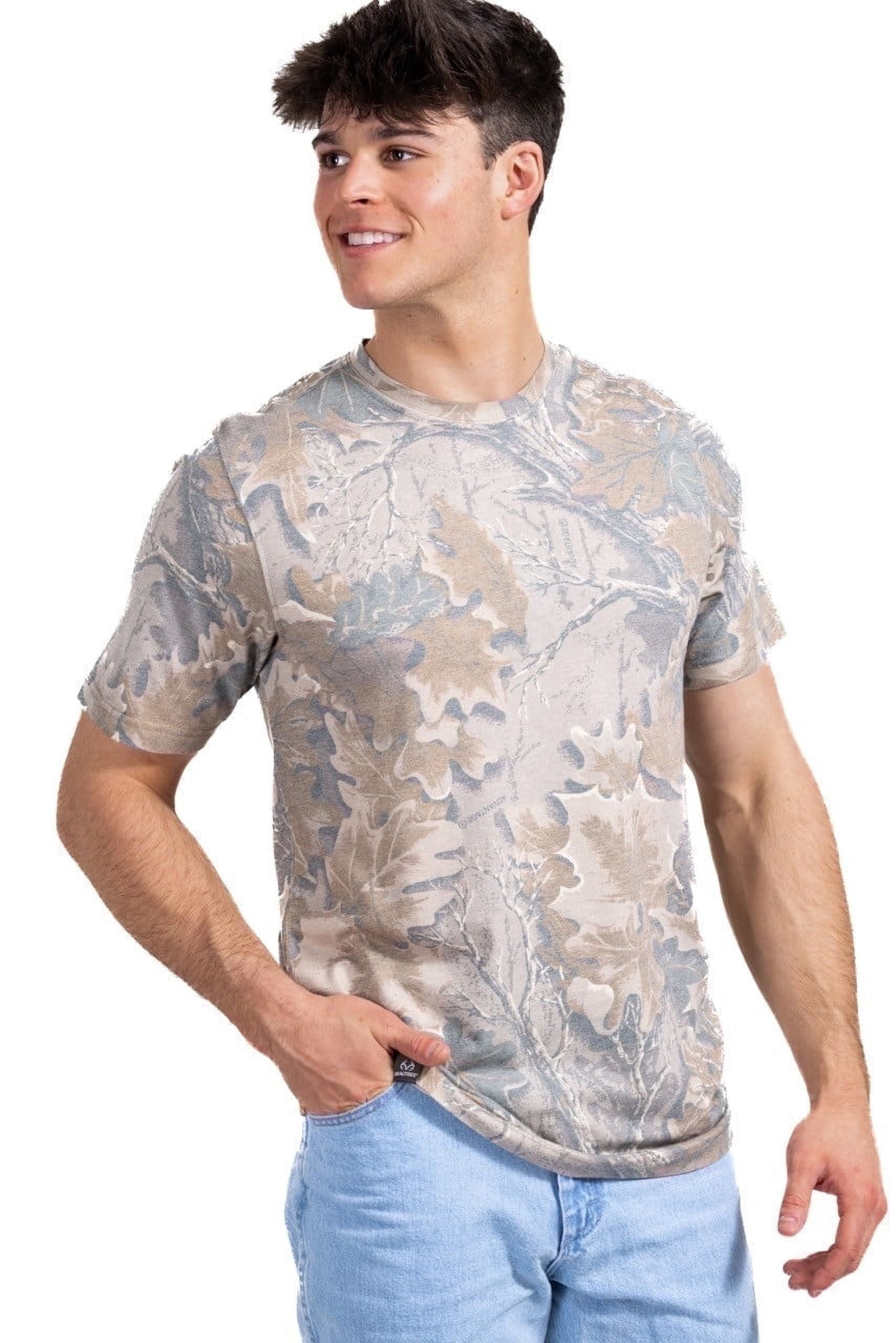 Realtree Camo Tri-Blend Short Sleeve Shirt – Lightweight & Soft, Outdoor & Hunting Apparel​