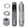 thumbnail image 3 of Grommet Tool Kit 100 Sets Grommet Setting Tool 12mm Metal Grommets Eyelets Punch Kit With Storage Box For Fabric Leather  Belt Shoe DIY, 3 of 8