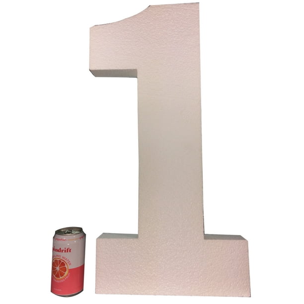 24" Inch Large Foam Numbers (Number 1)