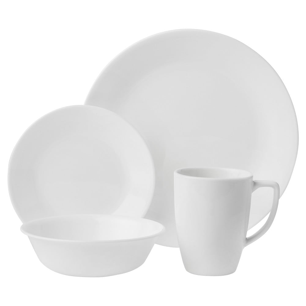 Corelle Boutique Square Cherish 16Piece Dinnerware Set, Service for 4
