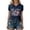 01-Blue, variant on ibiyuan 250 Anniversary Usa Shirt Women T Shirts Short Sleeve Round Neck Usa Star Stripes Graphic Tees Casual Short Sleeve Independence Day Funny Shirts Womens Tops Trendy